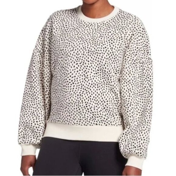 CALIA by Carrie Underwood Tops - CALIA BY CARRIE UNDERWOOD dot print pullover sweatshirt size M